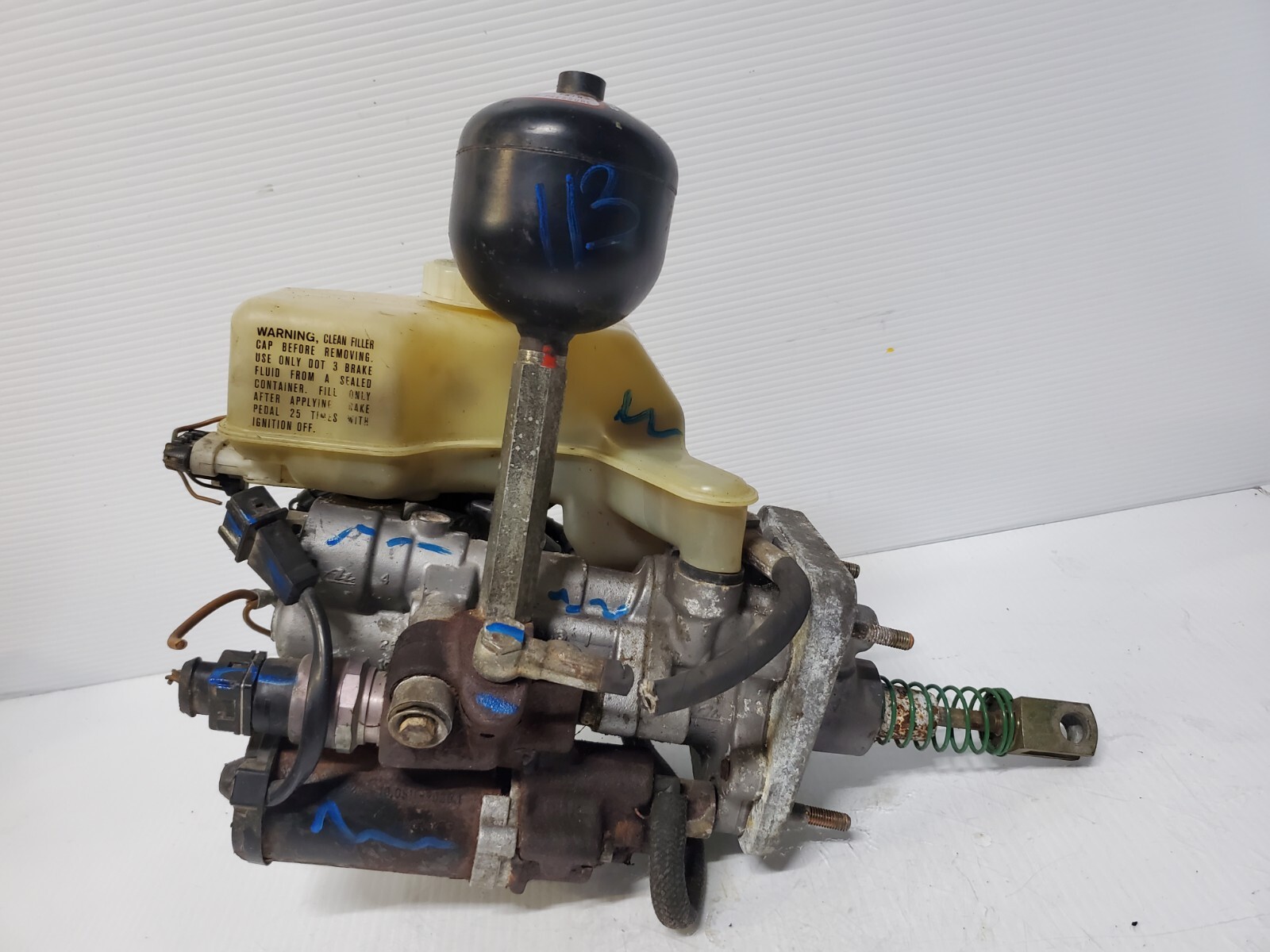 1989-1991 Maserati Chrysler TC Brake Booster ABS Master Cylinder "For Parts Only