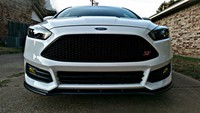 Schwarze Spoilerlippe Ford Focus MK3 St Ab Bj. 2015 Frontspoiler Schwert Ansatz*