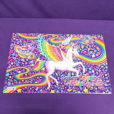 lisa frank coloring and activity book NEW Large 16in x 11in Double Sided 32pages