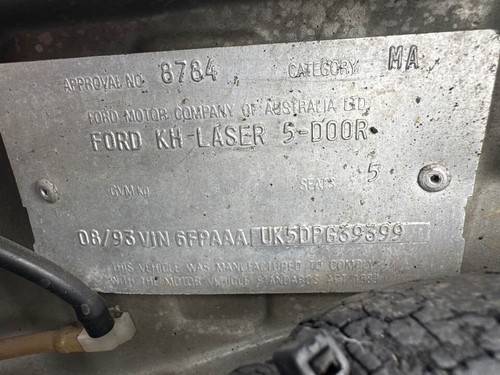1993 Ford Laser KH Wiper Linkage Mazda 323 BG 1.6L 1.8L 1991-1994 #B467 - Picture 12 of 12