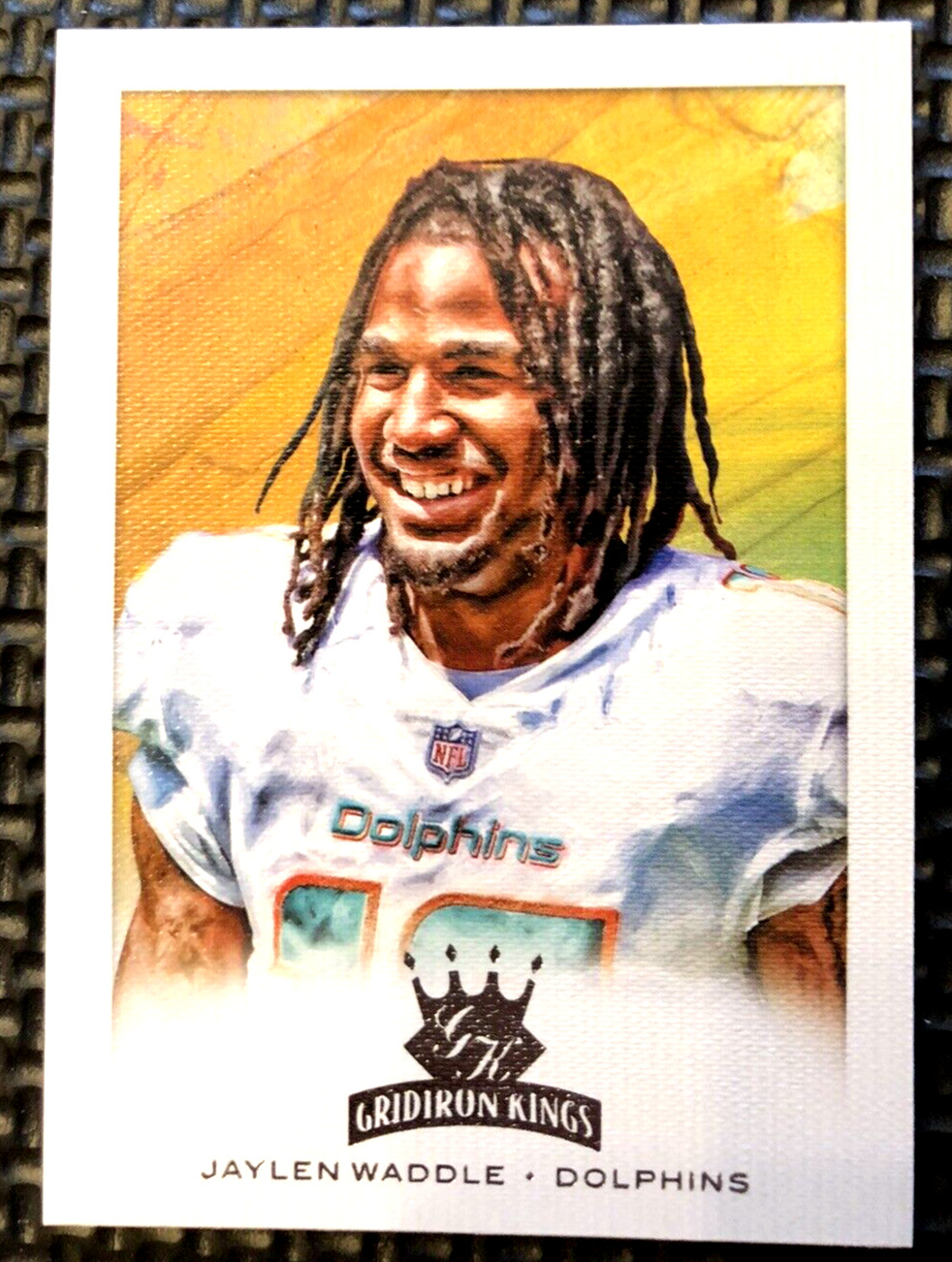 Jaylen Waddle 2021 Donruss Gridiron Kings Silver #GK-26 Dolphins RC