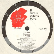 DEMON BOYZ - Vibes - Music Of Life - 1988 - UK - Note 22