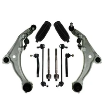 10 Pc Control Arms Inner Outer Tie Rod Ends Sway Bar End Link for Nissan Maxima