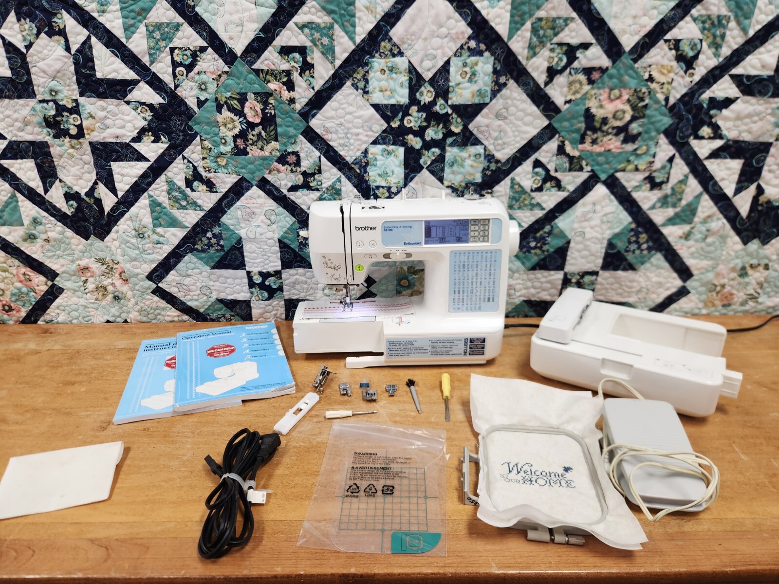 Brother SE 350 Enthusiast sewing and Embroidery Machine! Serviced