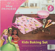 Disney 100th Anniversary Princess Themed Kids Baking Set 8 pieces