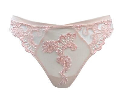 Lise Charmel String Dressing Floral rose 38 42 NEU mit Etikett