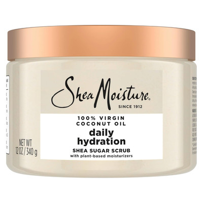 Shea Sugar Body Scrub with Virgin Coconut Oil, 12 Oz