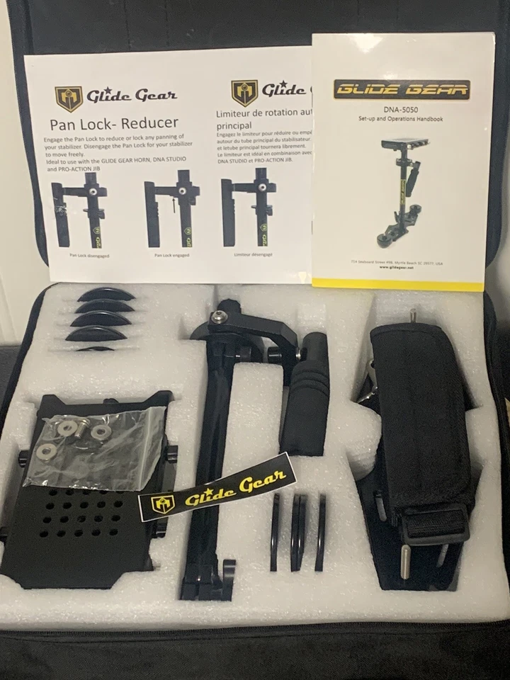 Estabilizador de cámara profesional Glide Gear DNA 5050 - Foto/video de mano Foto 3 de 4