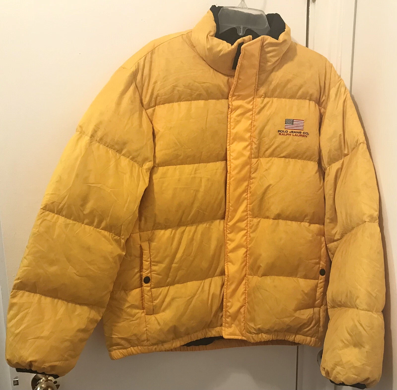 Men Polo Ralph Lauren Down Puffer Jacket Cold Weather Yellow 48-Inch Chest M/L
Opens in a new window