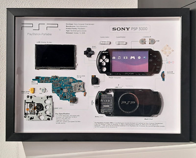 Sony PSP 3000 Konsole Teardown Frame - Bilderrahmen - Objektrahmen