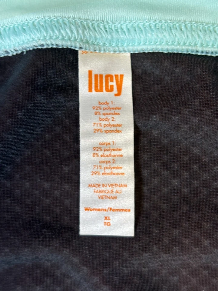 Толстовка женская Lucy размер XL светло-голубая с длинным рукавом круглый вырез спортивная одежда - Изображение 3 из 4