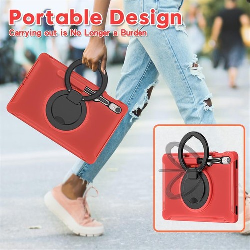 Samsung Galaxy Tab S7 S8 S9 S9 FE Shockproof Case Kids Stand Hybrid Ring Cover - Picture 21 of 24