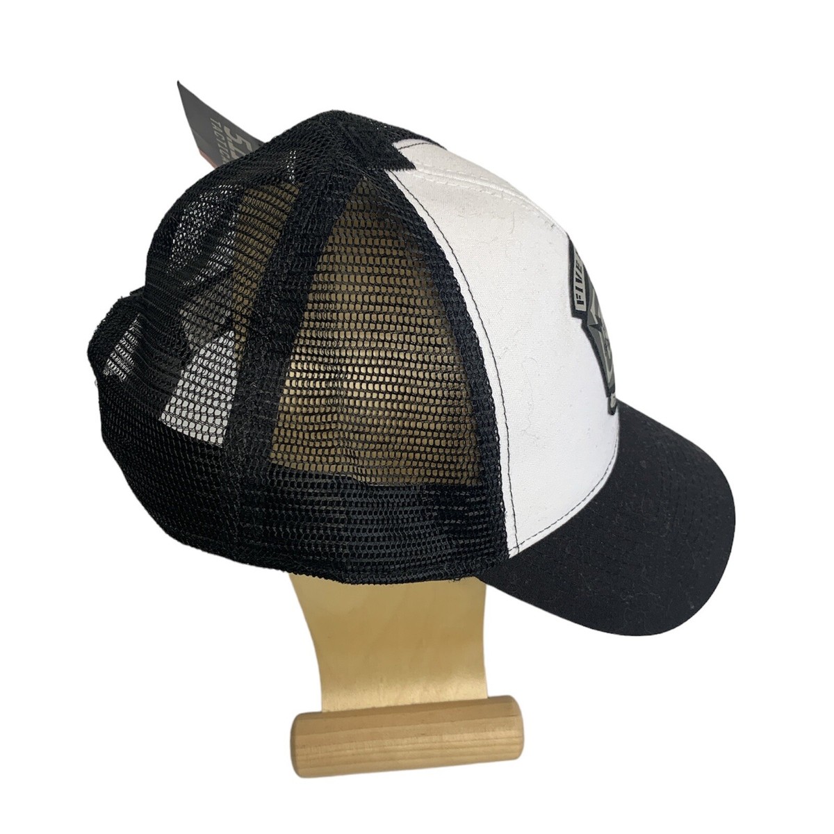 Five Eleven 5.11 Tactical Fatigue Black Skull Meshback Cap 89418 Snapback Hat View 2