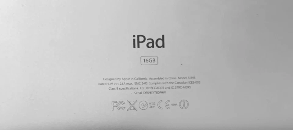 Apple iPad 2 (Modelo A1395) Foto 2 de 4