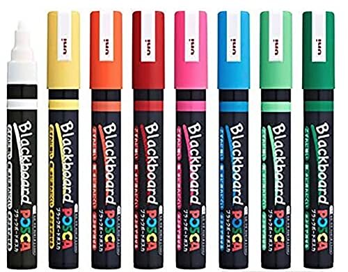 Posca Acrylic Paint Marker Set 8-Color Medium (S8x)