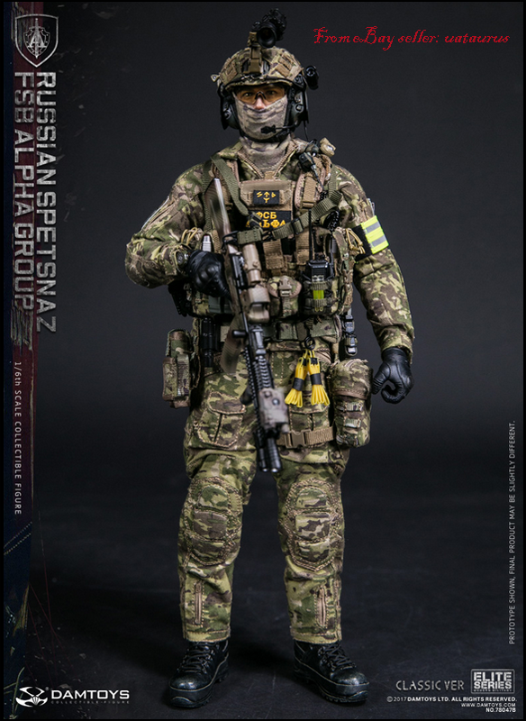 Perfect Damtoys 78047B 1/6 Russian Spetsnaz Fsb Alpha Group