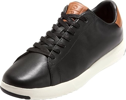 Zapatilla deportiva de tenis Cole Haan Grandpro para hombre negra bronceada británica 12 - Imagen 6 de 6