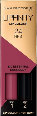 Max Factor LipFinity 24H Lip Colour Lippenstift - 330 Essential Burgundy