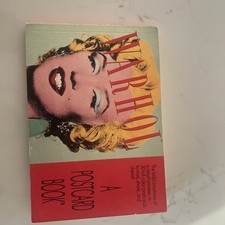ANDY Warhol A Postcard Book - 30 Full Color Art Paintings Postcards 1989 Vintage