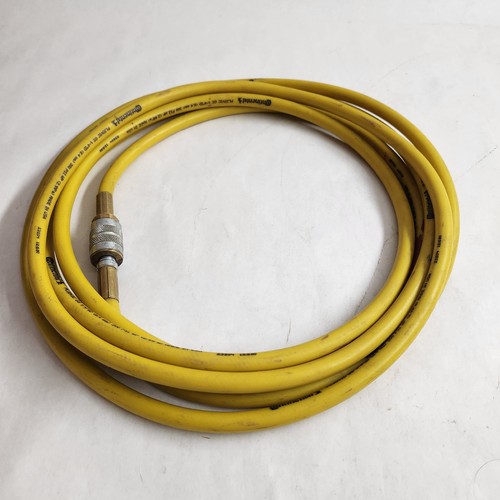 Continental Hzy02530-10-11-G Air Hose, 1/4"I.D., 15 Ft Extension Fittings Paint