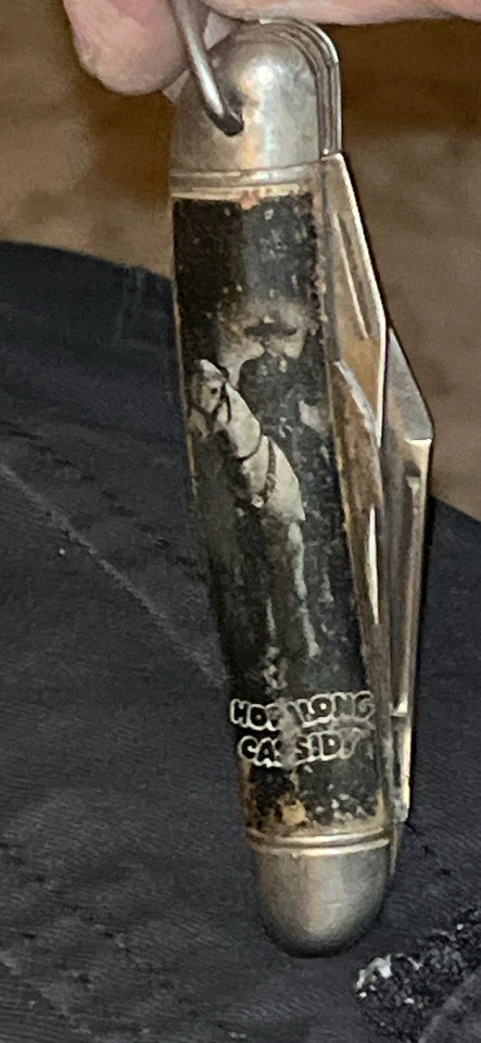 Hopalong Cassidy 复古 3 刀刃锤品牌口袋刀美国 — 第 3/4 张图片