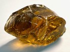 Amber Translucent Art Glass Cullet Slag Glass 1 lb 4.5 oz  6" X  3" X  3" — photo 6