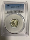 1943 P Mercury Dime PCGS  AU58 10c US Coin