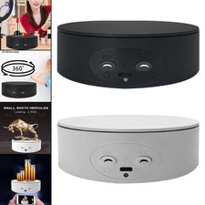 360  Electric Rotating Display Turntable USB Charging Speed Adjustbale