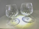 Vintage Waterford Irish Crystal set of Lismore Brandy Snifters  5-1/8"