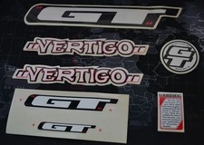 GT VERTIGO BMX Set of 7 stickers NOS