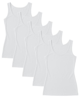 Cotton Spandex Stretch Tank Tops - Multi Pack, Various Colors - Sporty Everyday