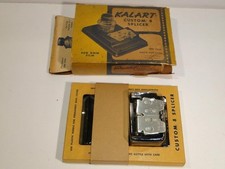 Vintage Kalart Custom 8 Splicer w/Clear Dust Cover in Original Box