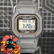 Casio G-Shock Origins GW-5000 Tough Solar Multiband Screwback Square Black Red