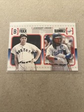 🔶Jimmie Foxx & Manny Ramirez 2010 Topps Legendary Lineage #LL6 Red Sox Dodgers