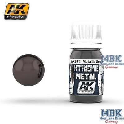AK Interactive S.L. AK-671 AK Xtreme Metal Smoke Metallic 30ml