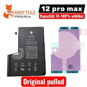 Original Akku für iPhone 12 Pro Max Batterie Auswahl Kapazität ( 79% - 100% )