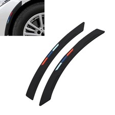 Car Wheel Eyebrow Protectors, Silicone Anti-scratch Wheel Arch 2 PCS Black