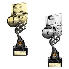 Innov8 Basketball Trophies Gold/Black Silver/Black 3 sizes FREE Engraving