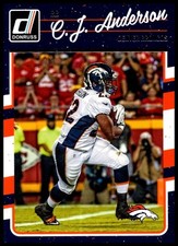 2016 C.J. Anderson Panini Donruss Football #86 Denver Broncos