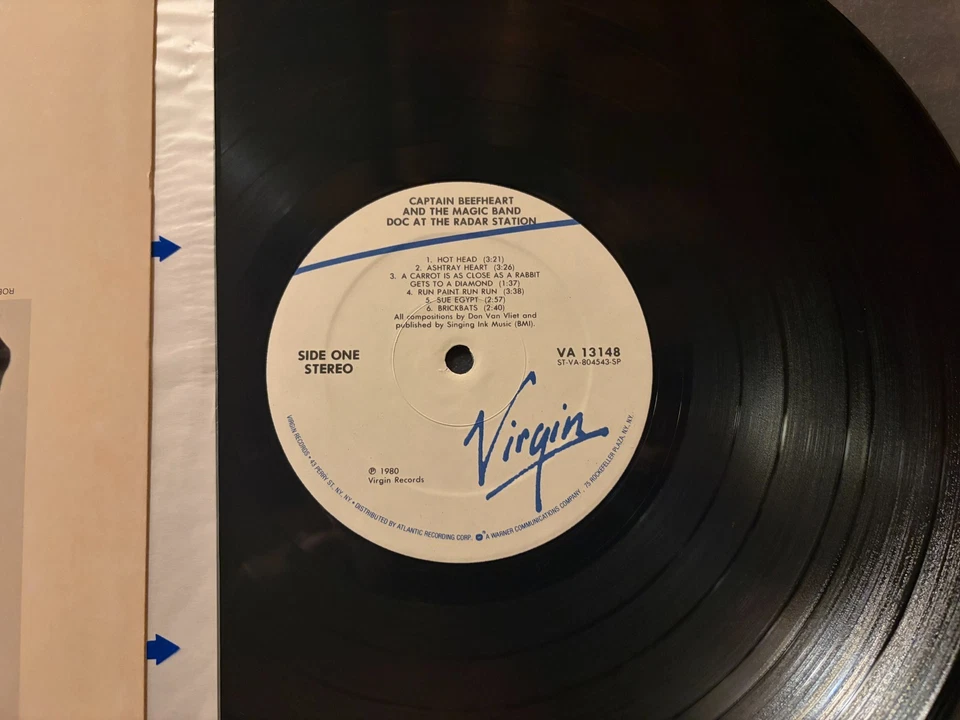 CAPTAIN BEEFHEART Doc at the Radar Station LP Virgin VA 13148 PROMO Strip VG+ - Image 4 of 4