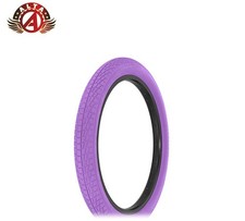 ALTA 20x2.40” Purple Street Park BMX Tire – Semi-Slick Grip Freestyle & Cruisers