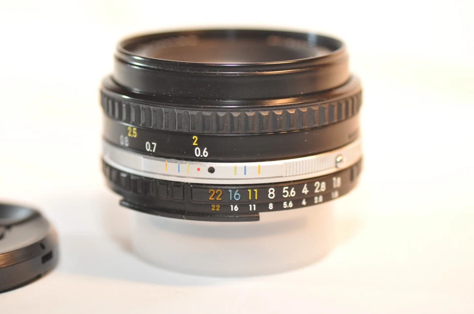 尼康 50 毫米 F/1.8 AI-S AIS E PRIME 煎饼镜头适用于 FA FM2N F3 FE FG F5 F100 DF — 第 2/4 张图片