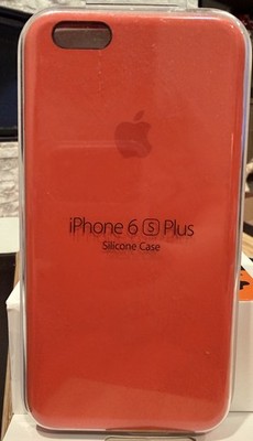 Apple iPhone 6s Plus Silicone Case   Orange (Original OEM)   New No sealed