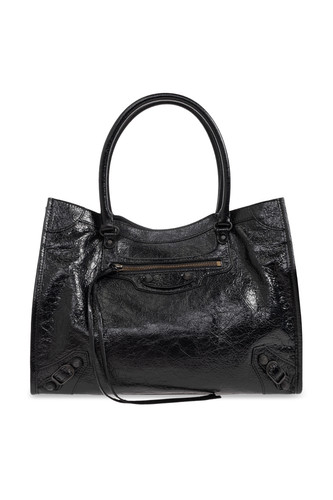 BALENCIAGA Le City Small Black Leather Tote Bag New & Authentic