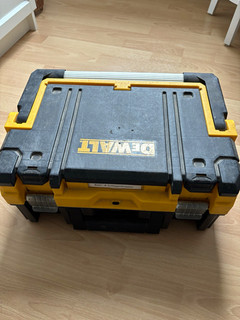 DEWALT Werkzeugkiste aus Kunststoff Schwarz/Gelb mit Griff Organizer Einsatz