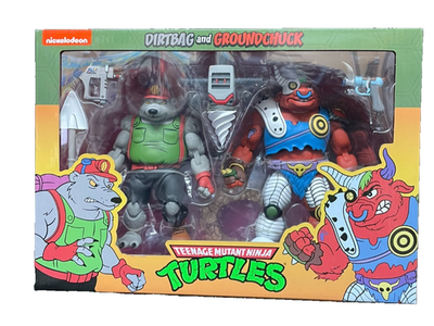 Dirtbag and Groundchuck - TMNT 2-Pack Action Figure Set NECA - New