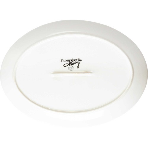 Primitives By Kathy Merry Little Christmas Platter Seasonal Tabletop Holly - Picture 3 of 3