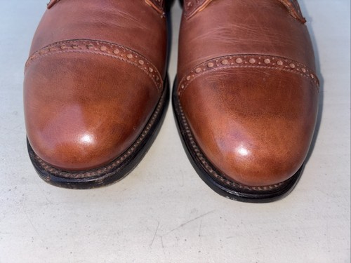 Allen Edmonds Bedford Oxford Schnürschuhe 1990’s Braun 11 D - Bild 6 von 10