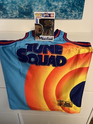 Nike LeBron James x Space Jam Tune Squad Trikot NEU Gr. M + Funko Pop L. James! 