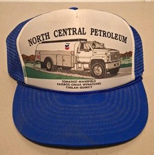 Vintage North Central Petroleum CHEVRON Trucker Cap!